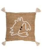 Kussenhoes Een zomer aan zee naturel/wit - 45x45 cm