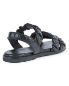 Sandales en Cuir Naileen noires