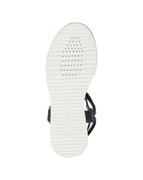 Sandales en Cuir Eolie noires - Talon 5 cm