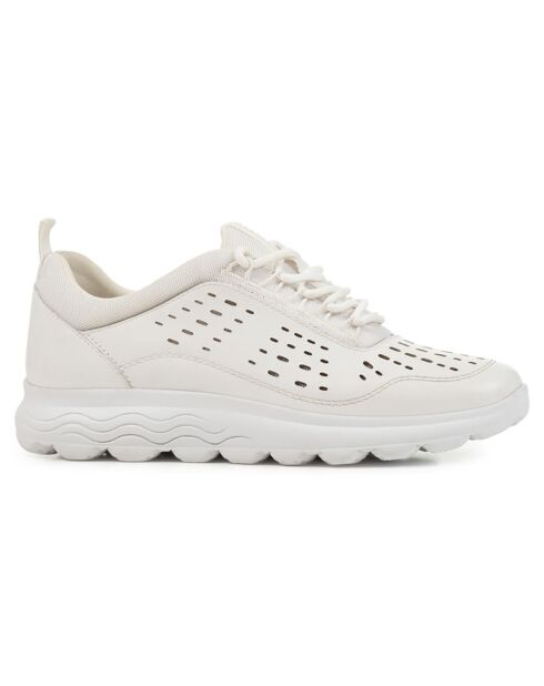 Baskets en Cuir Spherica blanches