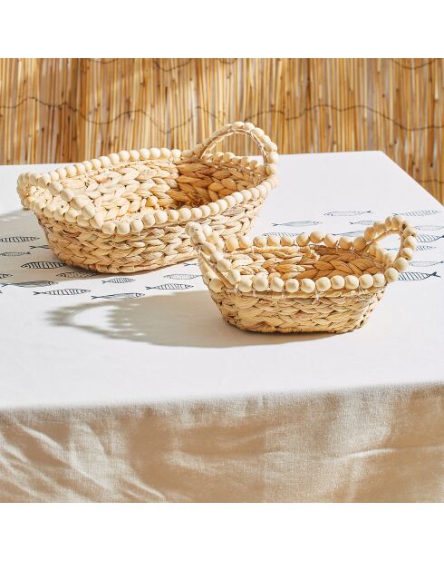 2 Paniers Un été à la mer naturel