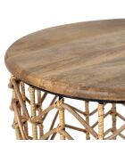 2 Tables d'appoint Monarque naturel