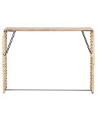 Console Monarque naturel - 103x30x73 cm
