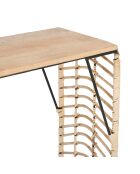 Console Monarque naturel - 103x30x73 cm
