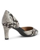 Escarpins en Cuir Bibbiana gris froid - Talon 6.5 cm