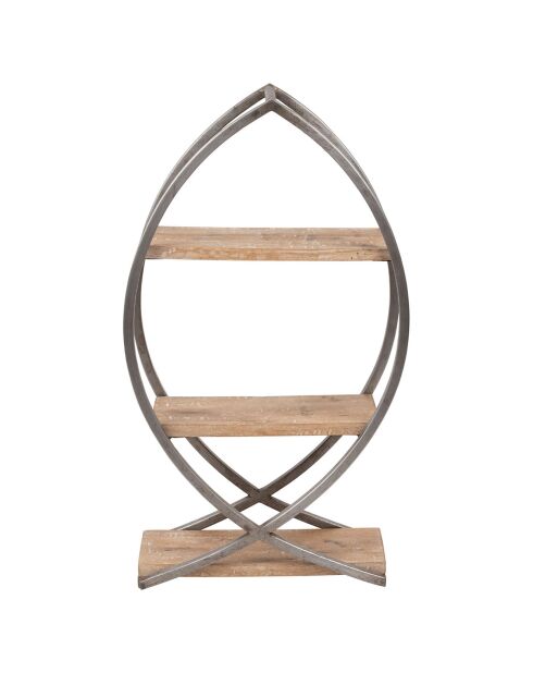 Etagère murale Cap Ouest naturel  - 33x15x60 cm