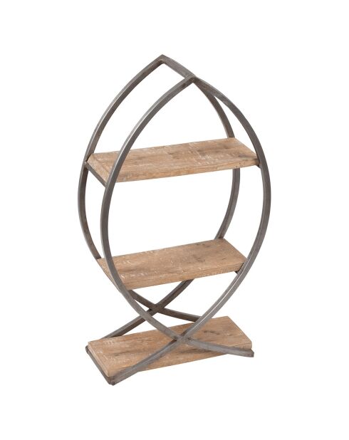 Etagère murale Cap Ouest naturel  - 33x15x60 cm