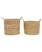 2 Paniers Un été à la mer naturel