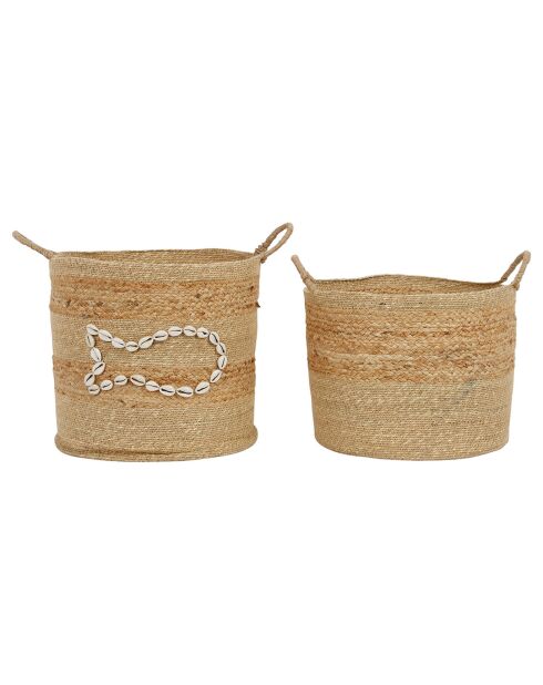 2 Paniers Un été à la mer naturel