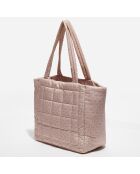 Cabas Lilah rose clair - 43x29x17 cm