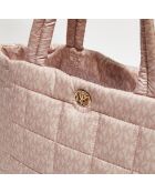 Cabas Lilah rose clair - 43x29x17 cm