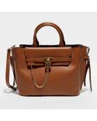 Bolso Hamilton Legacy de piel camel, 40 x 25,5 x 15 cm