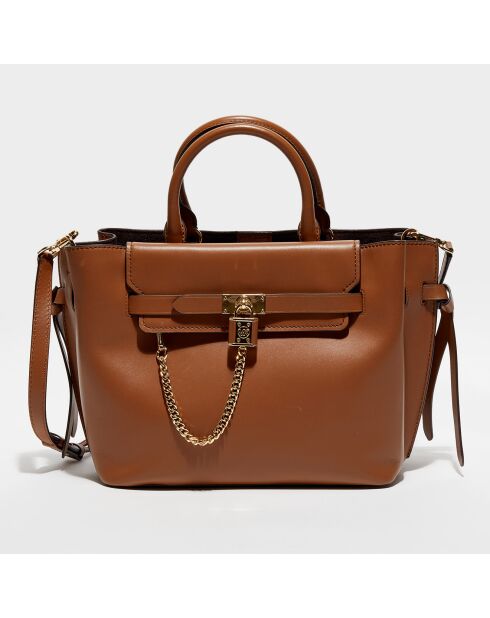 Bolso Hamilton Legacy de piel camel, 40 x 25,5 x 15 cm