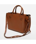 Bolso Hamilton Legacy de piel camel, 40 x 25,5 x 15 cm