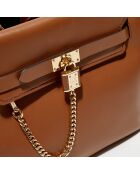 Bolso Hamilton Legacy de piel camel, 40 x 25,5 x 15 cm