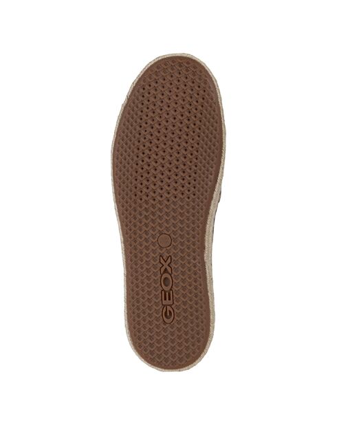 Espadrilles en Velours de Cuir Modesty noir/biscuit