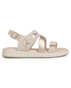 Sandales en Cuir Rebecca beiges