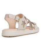 Sandales en Cuir Rebecca beiges