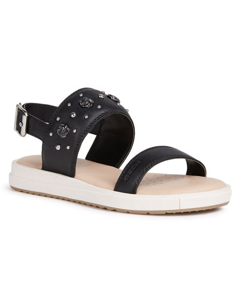 Sandales en Cuir Rebecca noires