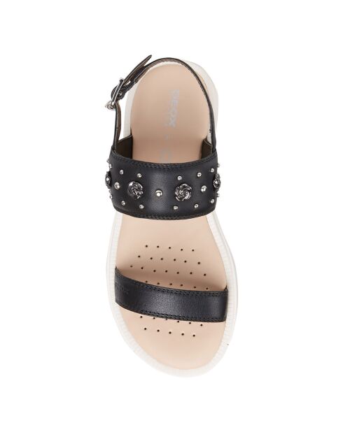Sandales en Cuir Rebecca noires