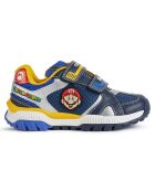 Baskets Tuono Super Mario bleu marine/jaune