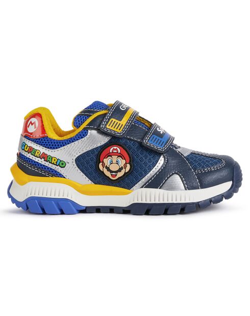 Baskets Tuono Super Mario bleu marine/jaune