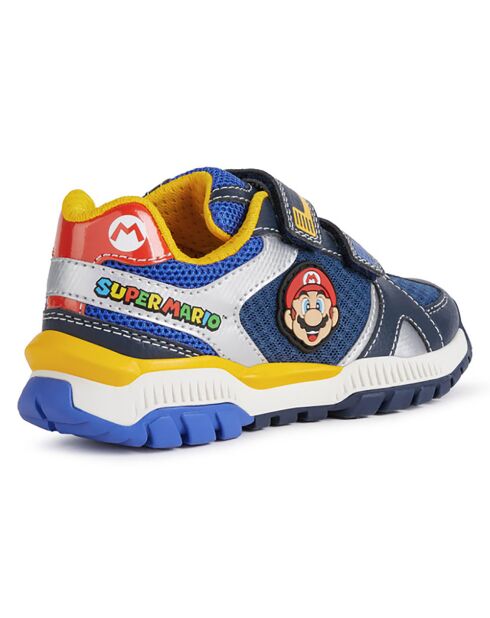 Baskets Tuono Super Mario bleu marine/jaune