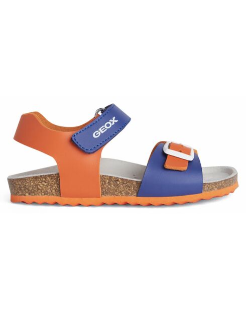 Sandales Ghita orange/royal