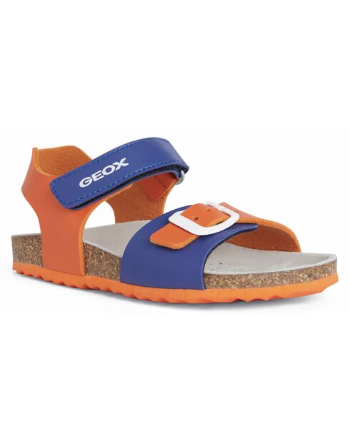 Sandales Ghita orange/royal