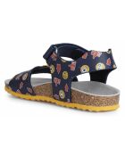 Sandales Ghita marine/jaune