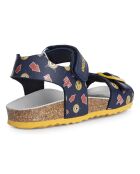 Sandales Ghita marine/jaune