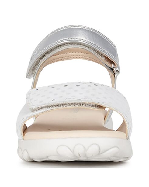 Haiti silber/weiße Sandalen