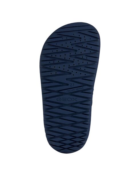 Sandales Fusbetto bleu marine/citron