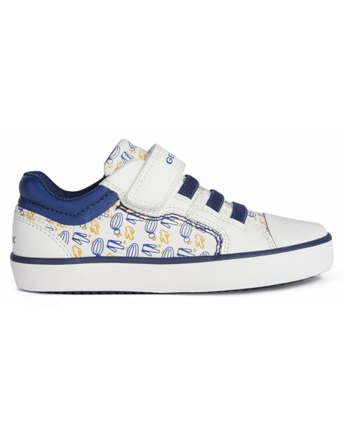 Weiß/blaue Gisli Sneakers