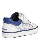 Wit/blauwe Gisli sneakers