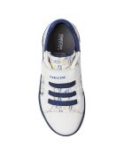 Wit/blauwe Gisli sneakers