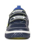 Baskets Inek bleu marine/citron