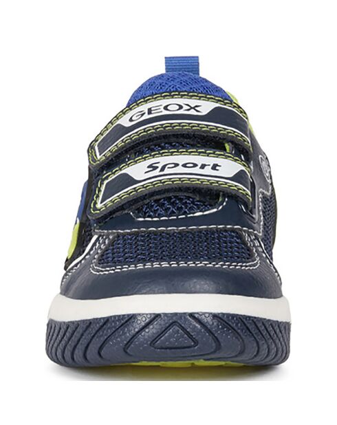 Baskets Inek bleu marine/citron