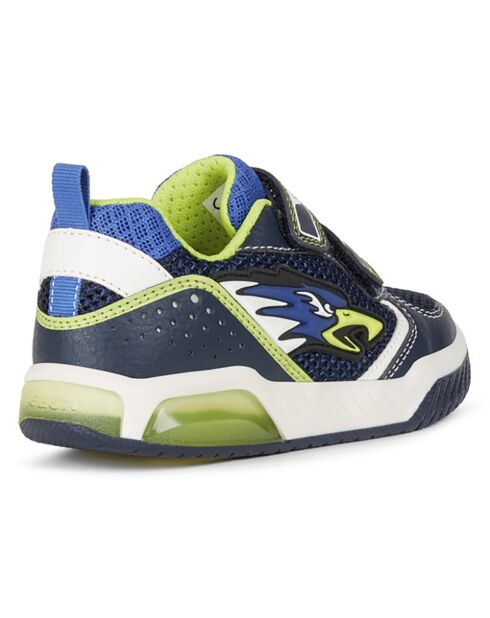 Baskets Inek bleu marine/citron