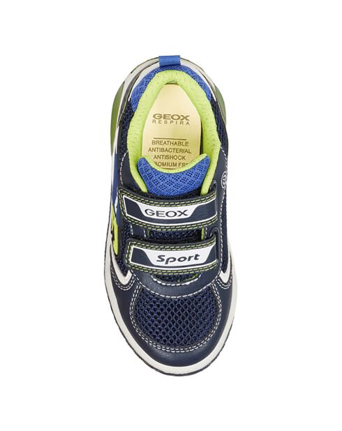 Baskets Inek bleu marine/citron
