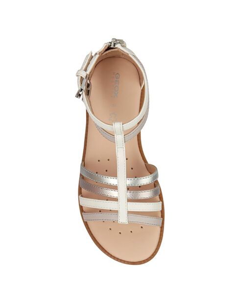 Sandales Karly blanc/rose clair