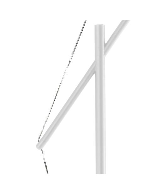 Lampadaire white gear blanc - 210xD.50x160 cm