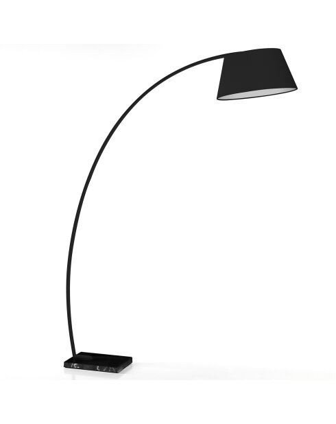 Lampadaire yet noir - 205x160x50 cm