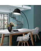Lampadaire yet noir - 205x160x50 cm