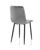 4 Chaises faffy grises - 85x42x53 cm