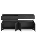 Buffet float 4a noir - 81x172x40 cm