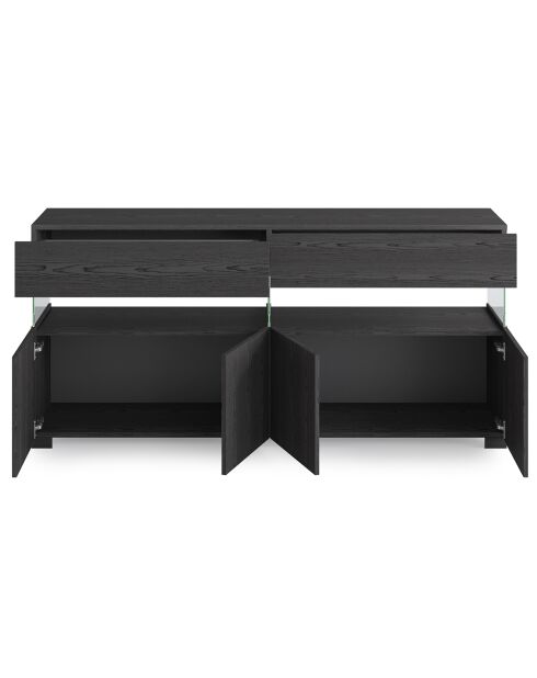 Buffet float 4a noir - 81x172x40 cm