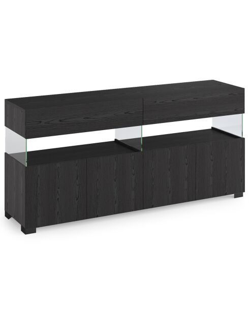 Buffet float 4a noir - 81x172x40 cm