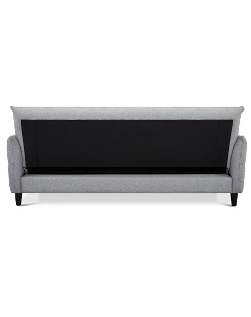 Canapé/lit kiry gris - 205x83x86 cm