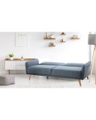Canapé/lit cigo bleu - 210x86x86 cm